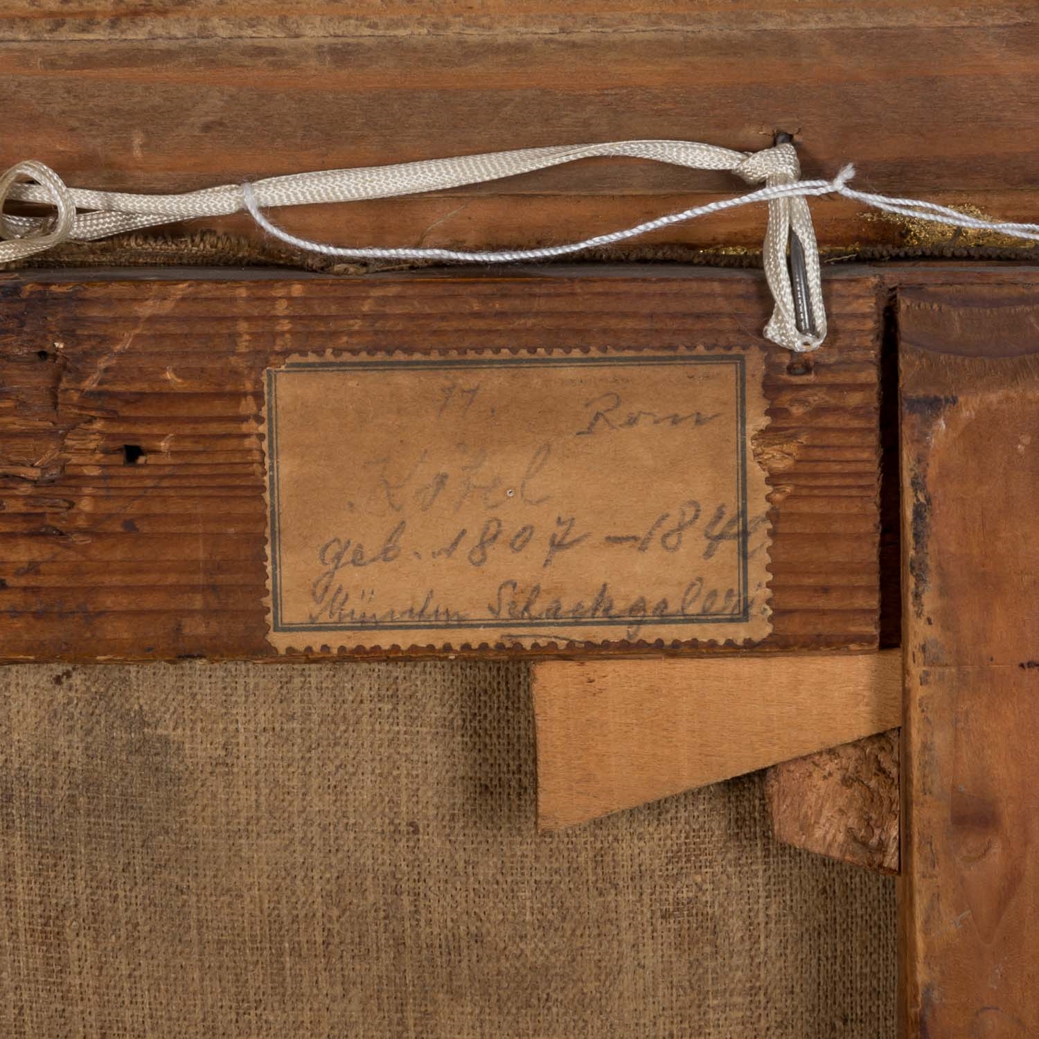 Artwork by Georg Köbel, Pilger vor den Toren Roms, Made of Oil on canvas