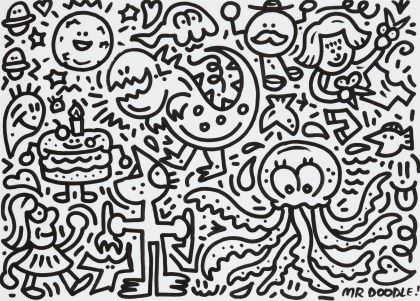 Mr. Doodle | Live Drawing #7 (2018) | MutualArt