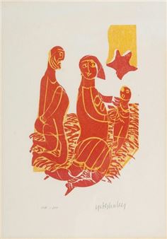 coloriert - Helmut Andreas Paul Gieshaber