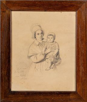 Dessin au crayon - Leon Viardot