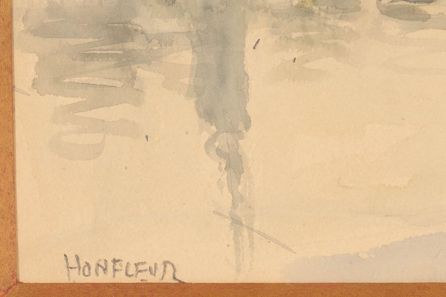 Artwork by Denis Verspecht, Denis VERSPECHT (1919-c, Made of Watercolor heightened with white gouache