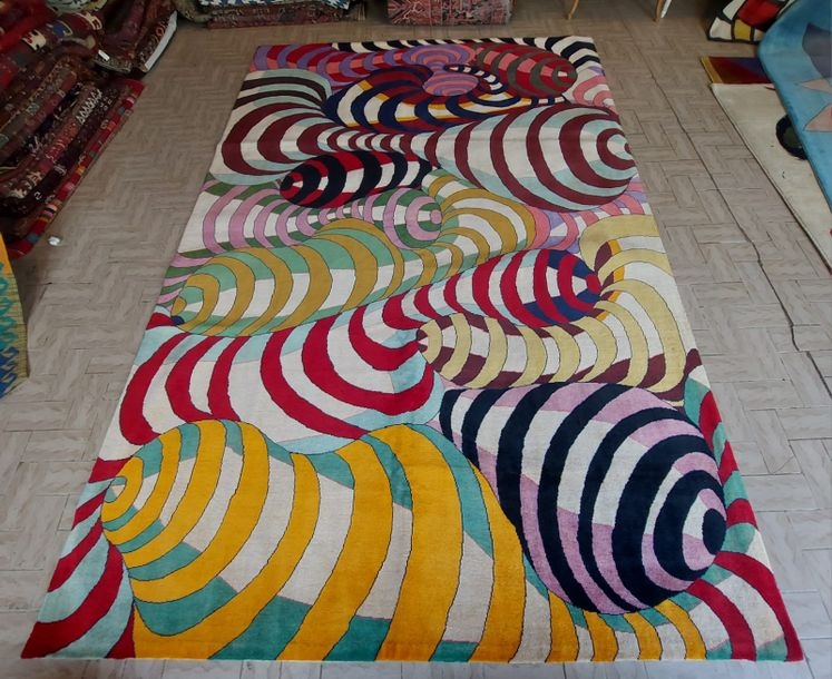 Niki de Saint Phalle | ORIGINAL MODERN CONTEMPORARY RUG XXE TAPIS DE ...