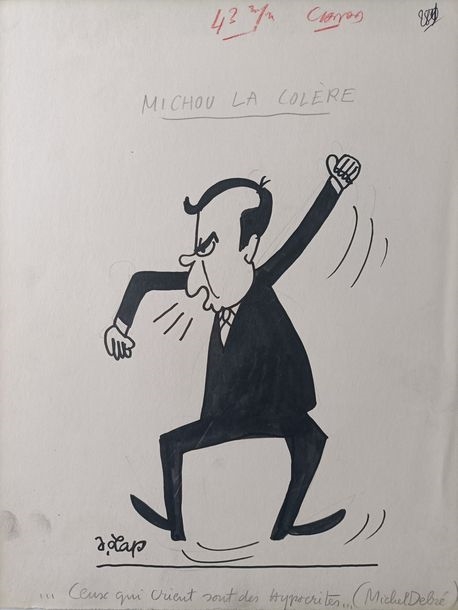 Jacques Laplaine | Caricatures pour le Canard enchaîné | MutualArt