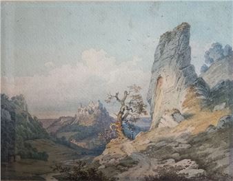 Romantic Landscape - Hermann Herdtle