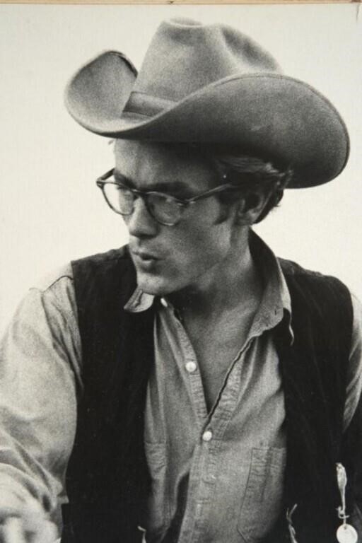 Sanford Roth | James Dean on the set of 'Giant (Circa 1955) | MutualArt