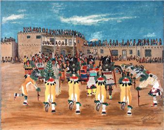 Hopi Dance In Southwestern Pueblo (Stzee-ya Chume) - Swift Eagle