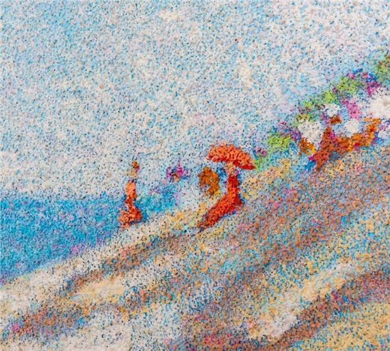 Henry Benson | Henry Benson Figural Scenes Mixed Media, 3 | MutualArt