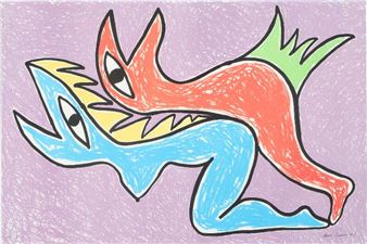 Composition with figures - Knut Swane