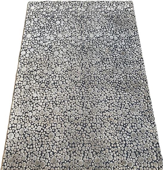 Designer | A NEW CONTEMPORARY PEBBLES DESIGNER WOOL RUG WITH EMBOSSED ...