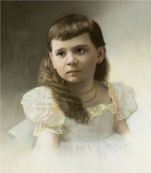 Portrait of Girl - Harriet Hutchinson Horton