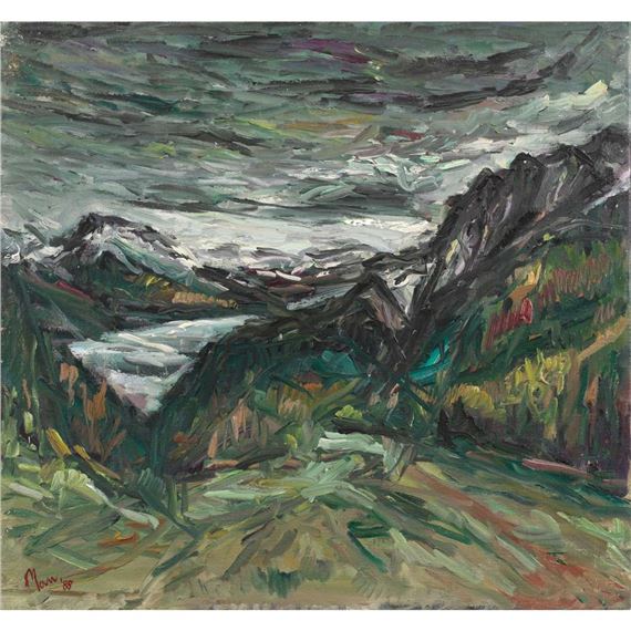 PLOCKTON - 1988 by Leslie Marr, dated '88