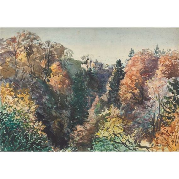 AIRLIE CASTLE, ANGUS - 1946 by James McIntosh Patrick‏, 1946