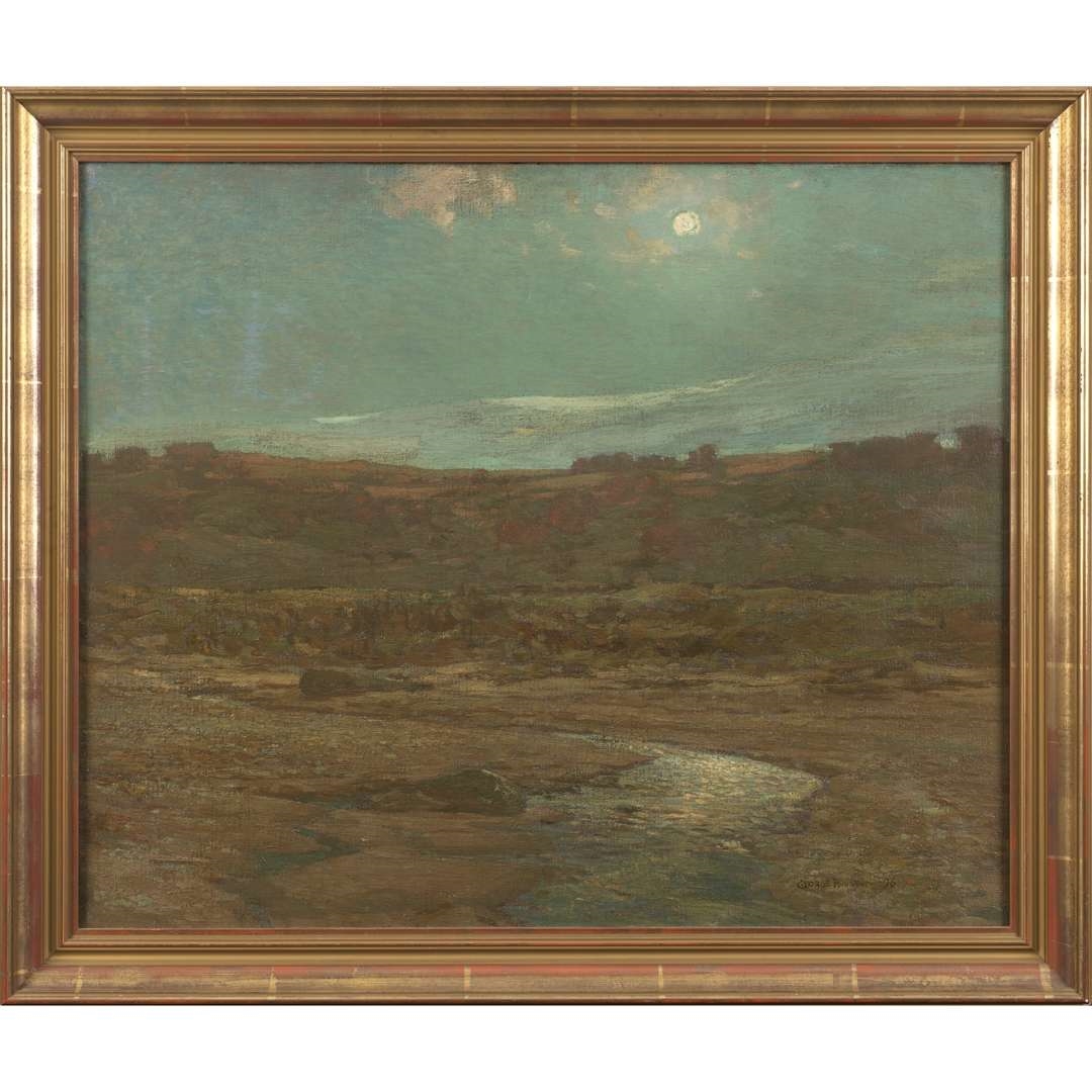 George Houston | THE VALLEY AT DUSK - 1896 (1896) | MutualArt