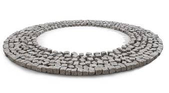 White Granite Ring - Richard Long