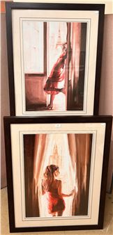 Two Chekirov prints of a female - Talantbek Chekirov