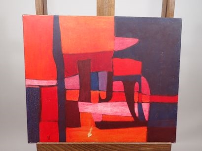 Artwork by Emile Gerard, Composition abstraite, Made of oil on canvas