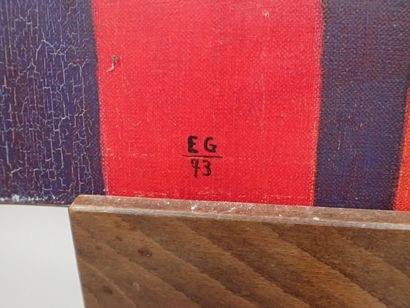 Artwork by Emile Gerard, Composition abstraite, Made of oil on canvas