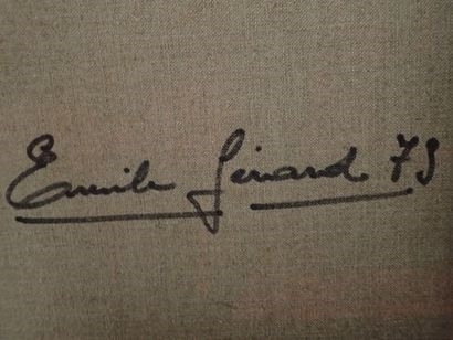 Artwork by Emile Gerard, Composition abstraite, Made of oil on canvas