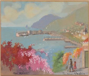 Max R mer View Of Madeira 1953 MutualArt