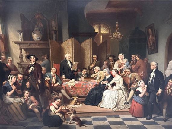 Belgian school by Pierre-Paul Hunin