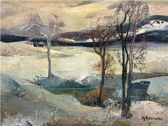 Snowy landscape - Maurice Boucard