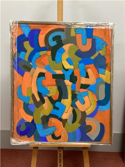 oil on canvas by Gordon Snee, 1962