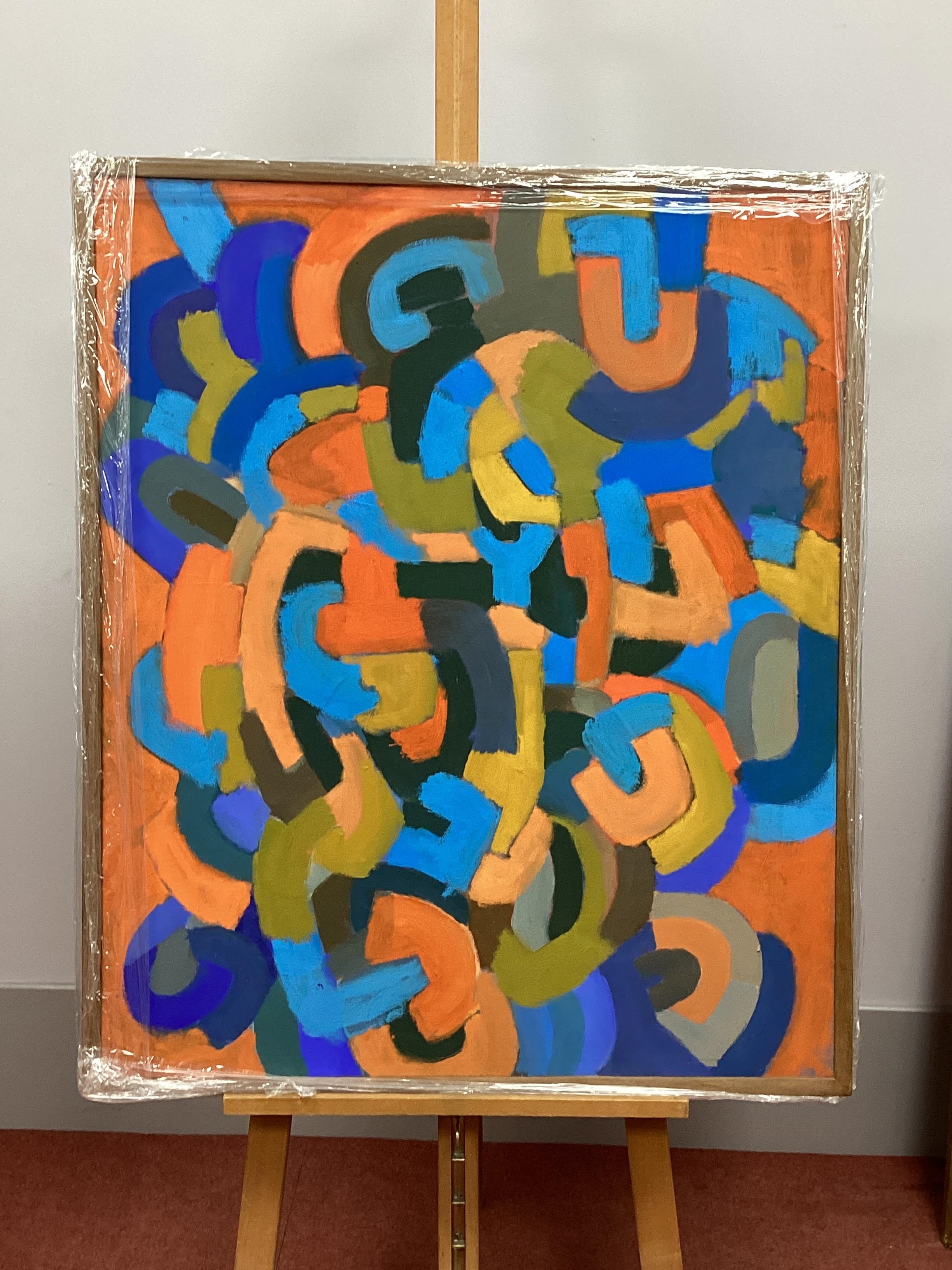 Artwork by Gordon Snee, oil on canvas, Made of oil on canvas