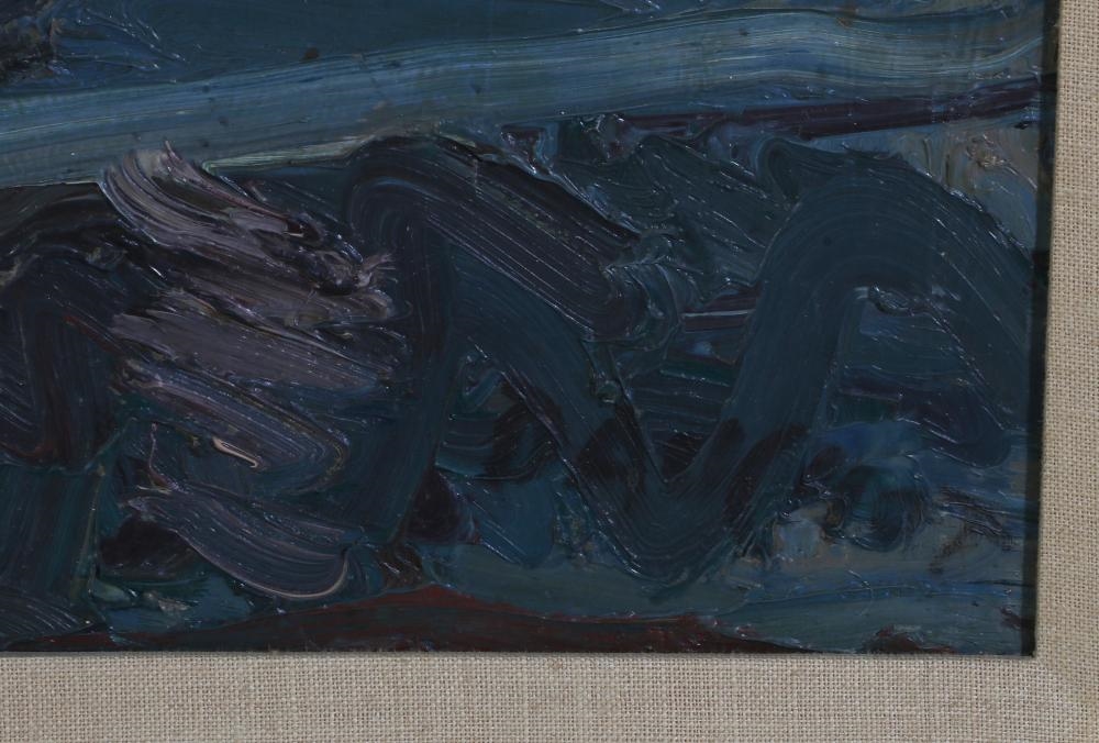 Artwork by Gabriel Dauchot, Cafe scene, Funeral procession, Still life with cockerel (3, Made of oil on canvas