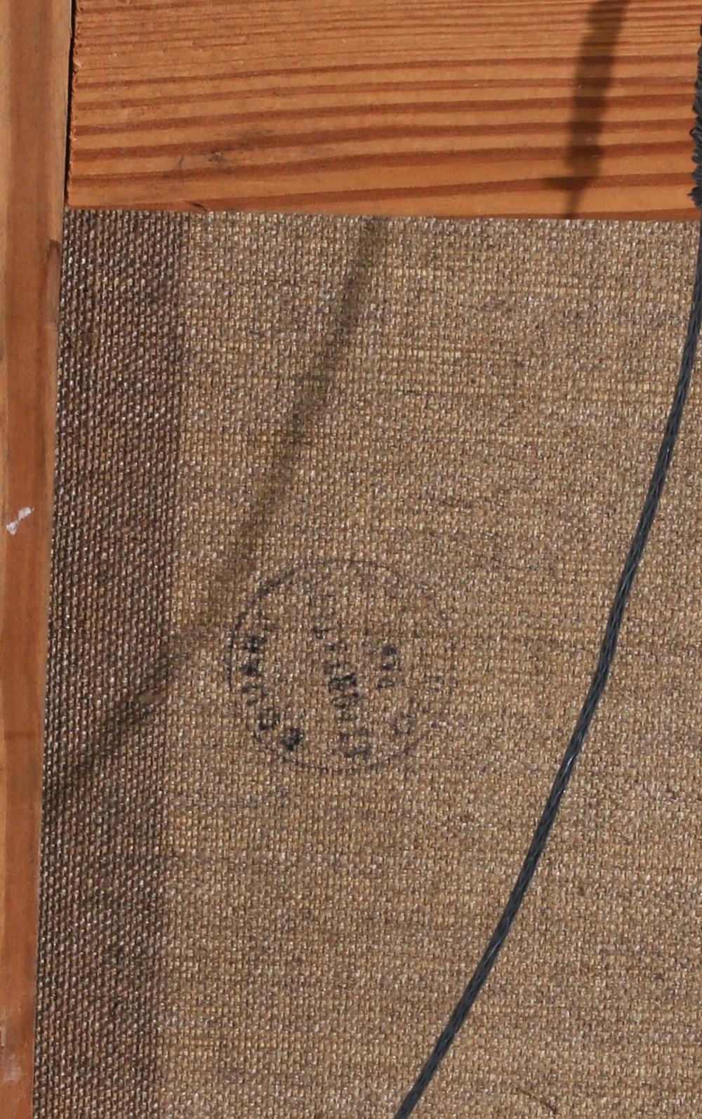 Artwork by Gabriel Dauchot, Cafe scene, Funeral procession, Still life with cockerel (3, Made of oil on canvas