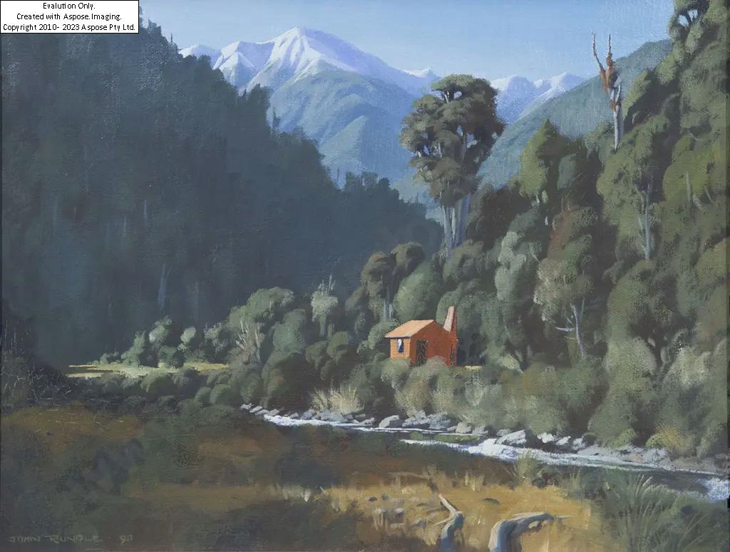 John Rundle | Penn Creek Hut Tararua Range (90) | MutualArt