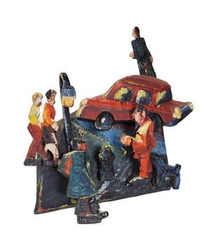 NYC Cars and People - Mimi Gross Grooms