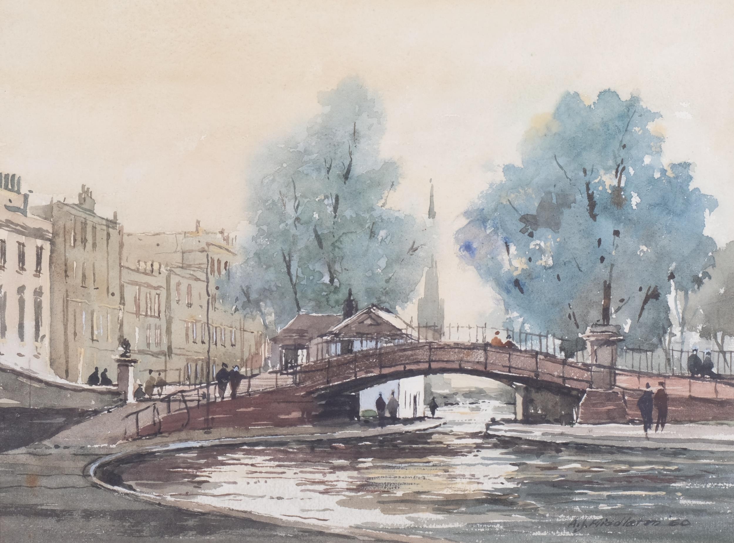 Artwork by Alan Middleton, Little Venice W2, Made of watercolour