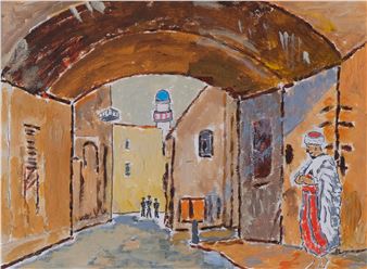 North African street scene - Robert Clarke