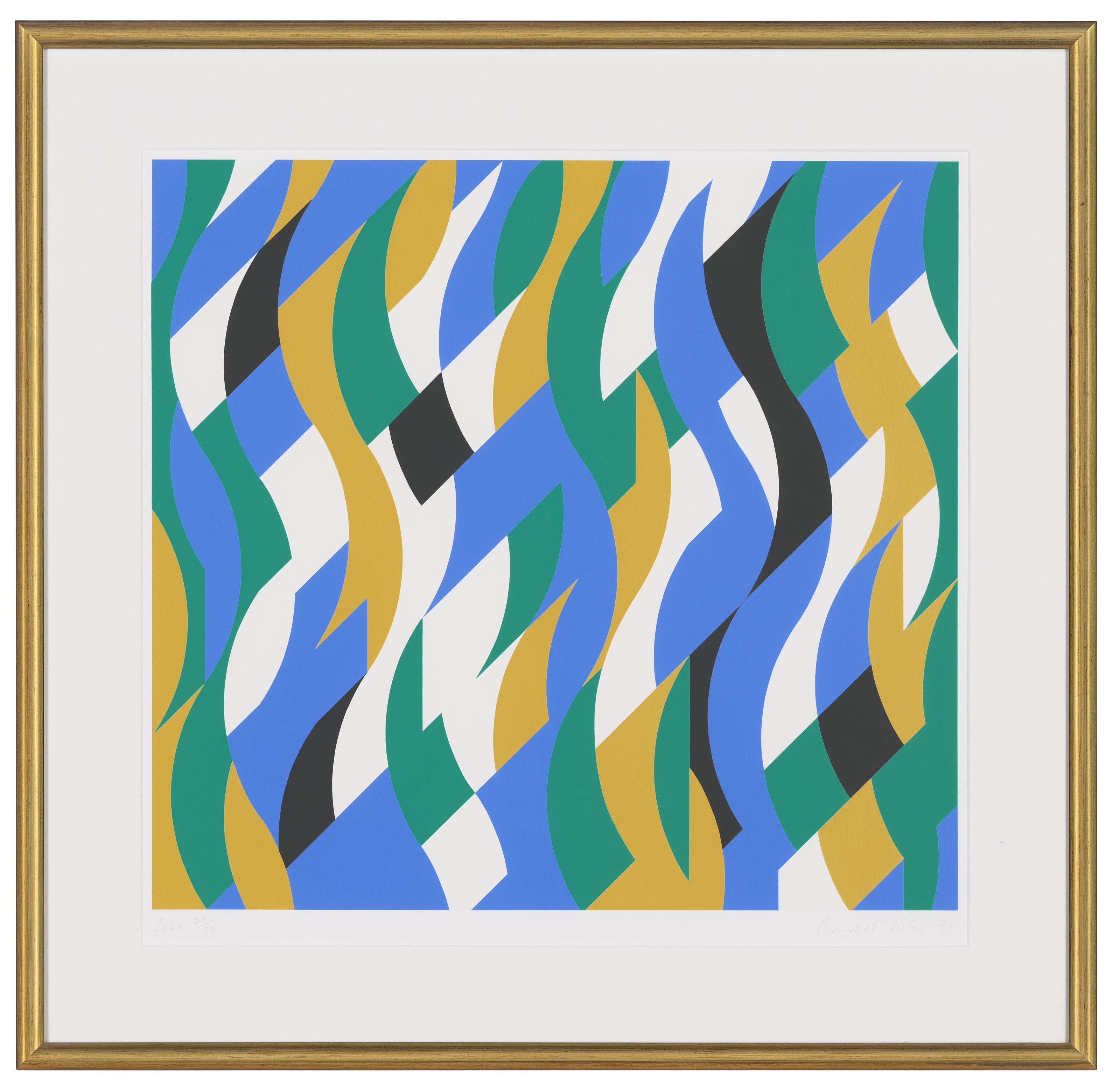 Bridget Riley | Echo (1998 - 1999) | MutualArt
