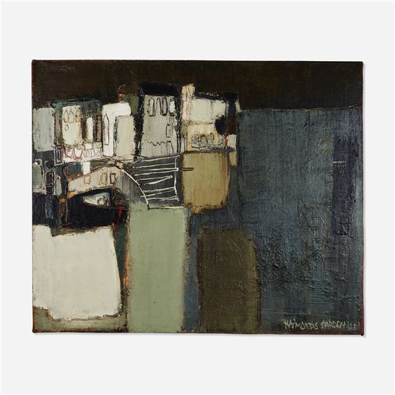 Untitled (Village) by Raimonds Staprans, 1961