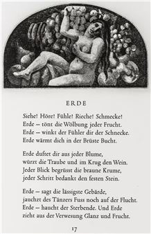 Die Elemente. Gedichte zu den Mosaiken von Frans Masereel - Rudolf Hagelstange