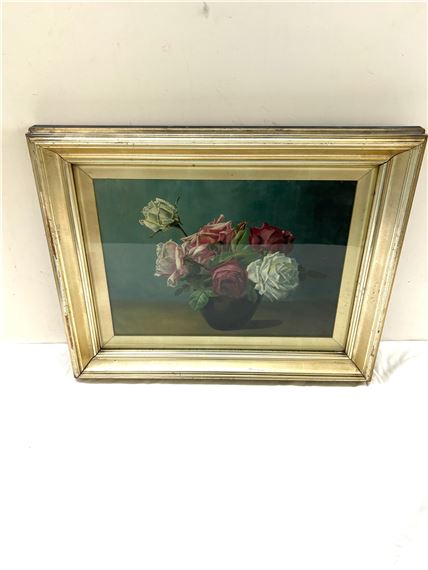 Original framed Oil on canvas signed Charles Hoswon Bennett 1915 , measures approximately 21 inches by 28 inches, a/f by Charles Howson Bennett, 1915