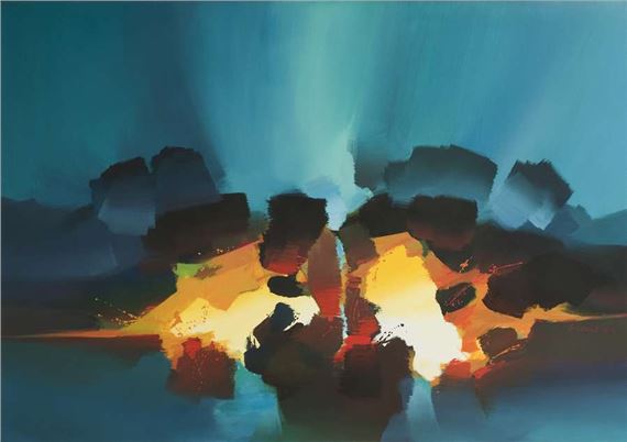 Silvester Komel: The lights of the Landscapes - Bezigrad Gallery 2