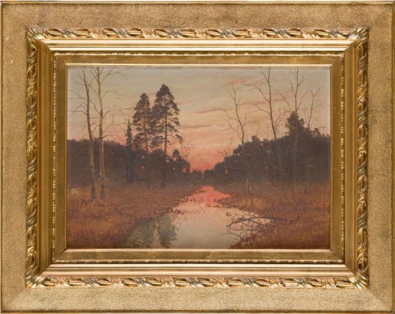 Eugen Taube, Twilight Landscape by Eugen Taube