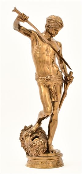 Marius-Jean-Antonin Mercié | David The Conqueror | MutualArt