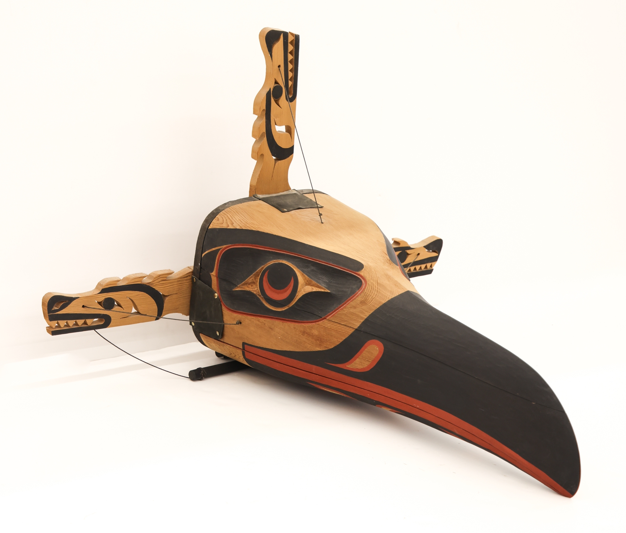 Micah Vogel | Micah Vogel ''Raven Transformation Mask'' Cedar | MutualArt