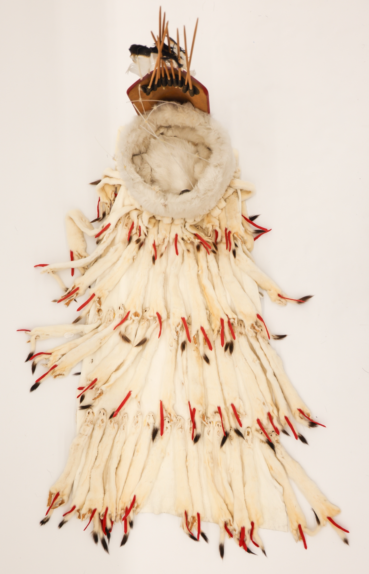 Mark Sixbey | Mark Sixbey ''Eagle Frontlet Headdress'' Cedar | MutualArt