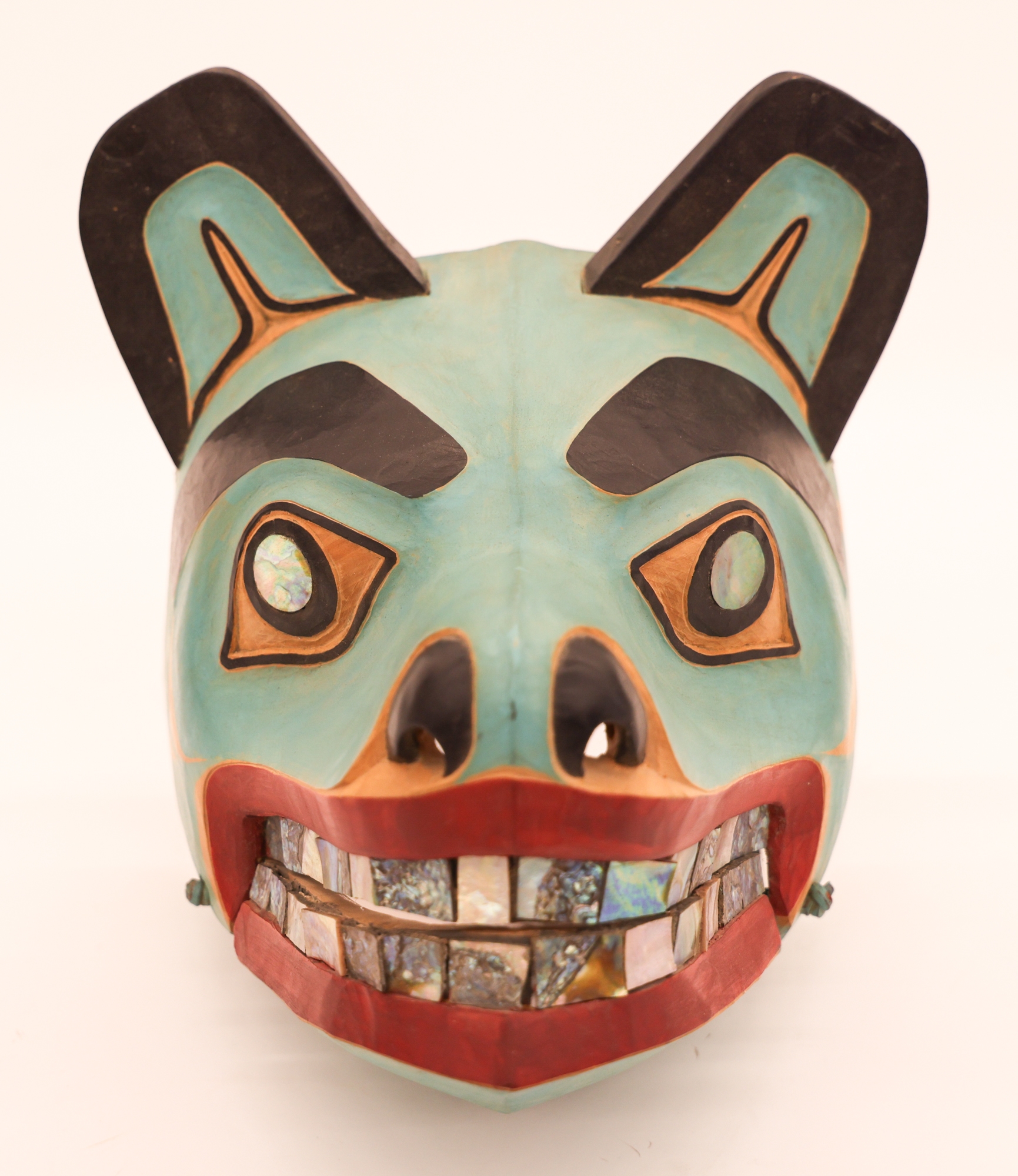 Nathan Jackson | Nathan Jackson ''Bear Headdress Mask'' 1973 Cedar ...
