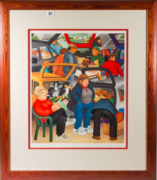 Beryl Cook | Beryl Cook (1926-2008) limited edition print 'Car Boot ...