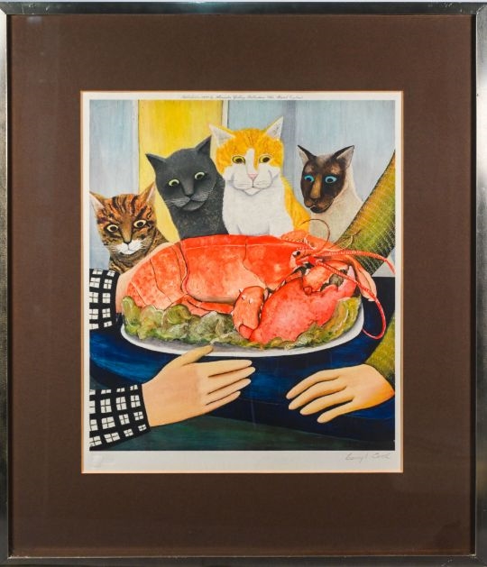 Beryl Cook | Beryl Cook (1926-2008) limited edition print 'Four Hungry ...