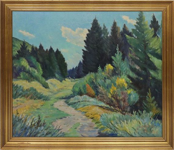 Dänische Landschaft bei Blokhus by Einar Gross