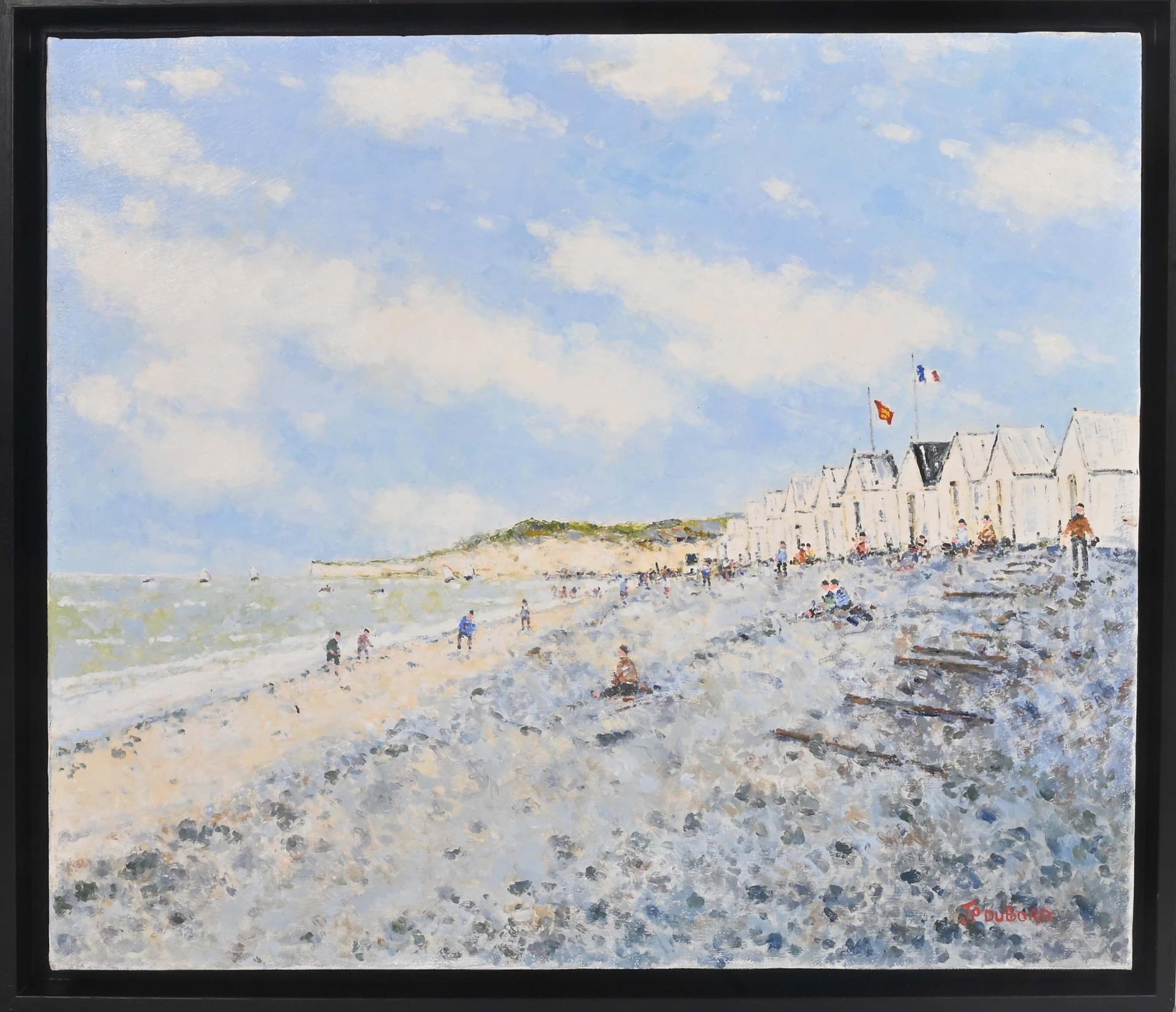 Jean-Pierre Dubord | Sur la plage à Quiberville | MutualArt