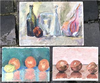 Still lifes Two - Mikhail Petrovic Konchalovsky