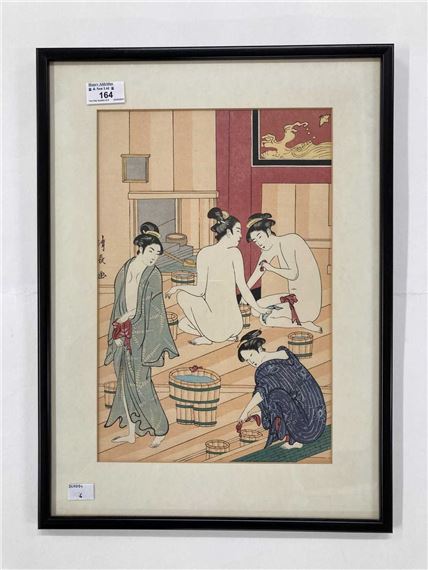 Bathhouse by Torii Kiyonaga