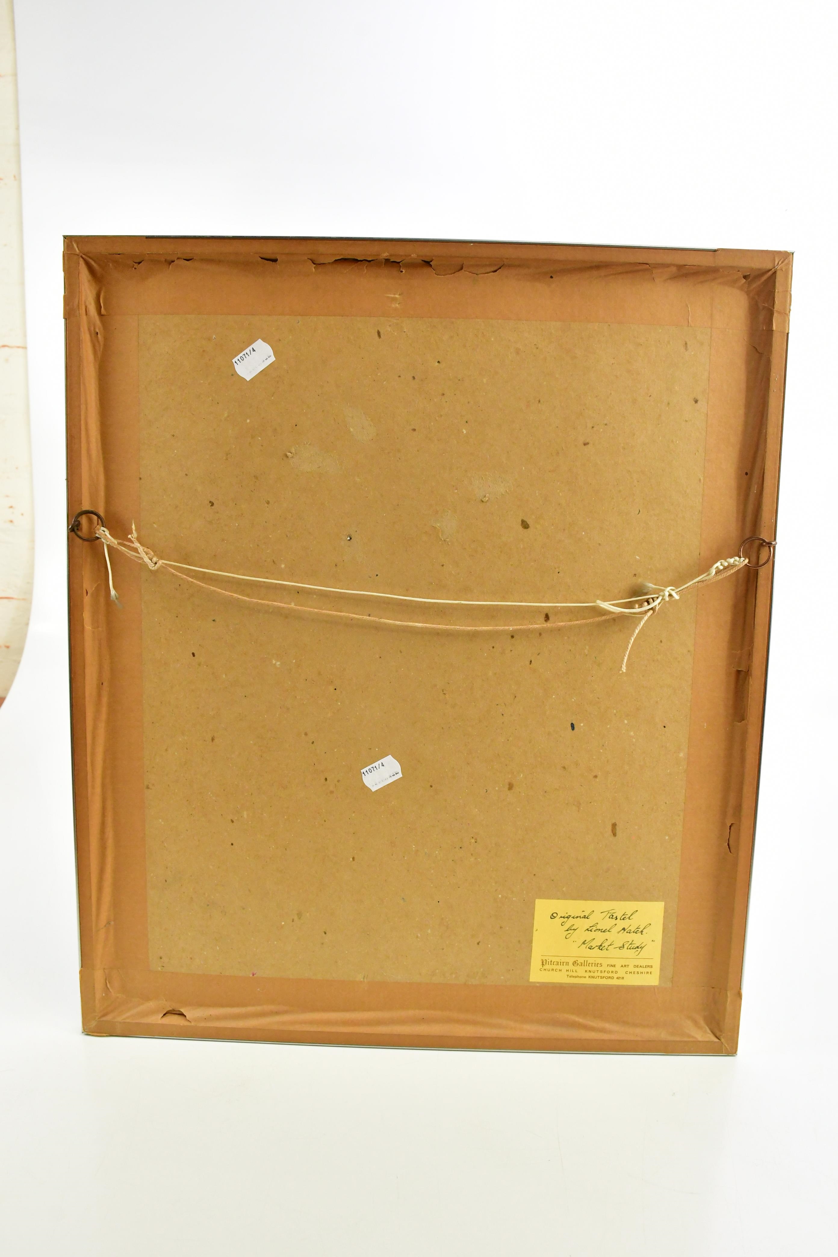 Artwork by Lionel Hutch, Market Study, Made of pastel